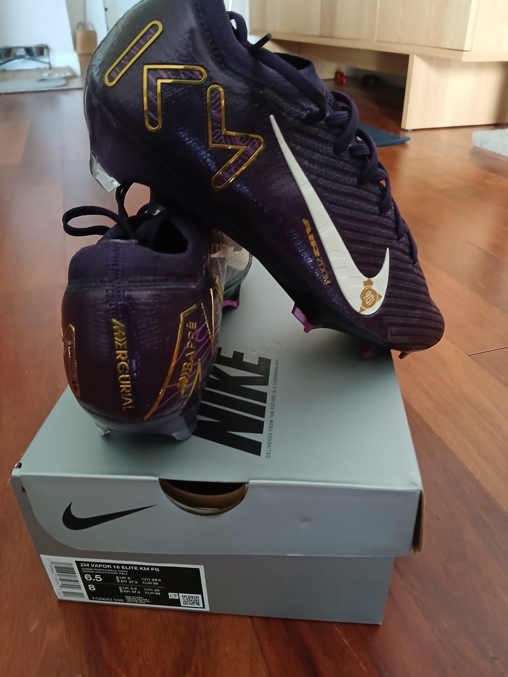 Nike Mercurial Vapor Elite  KM Soccer Cleats